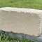Заборный галтованный камень из мшанкового известняка 320x160x120 мм