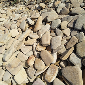 Песчаник галтованный (Дворовка) 100-200 мм