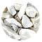 Бело-серый мраморный щебень 40-70 мм (П)
