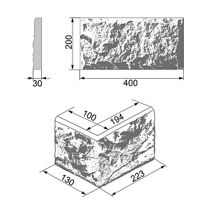 Декоративный камень Парма 562