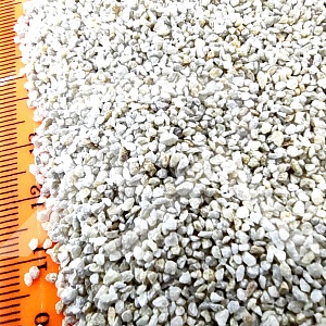 Мелкофракционная серая мраморная крошка 1-1,5 мм